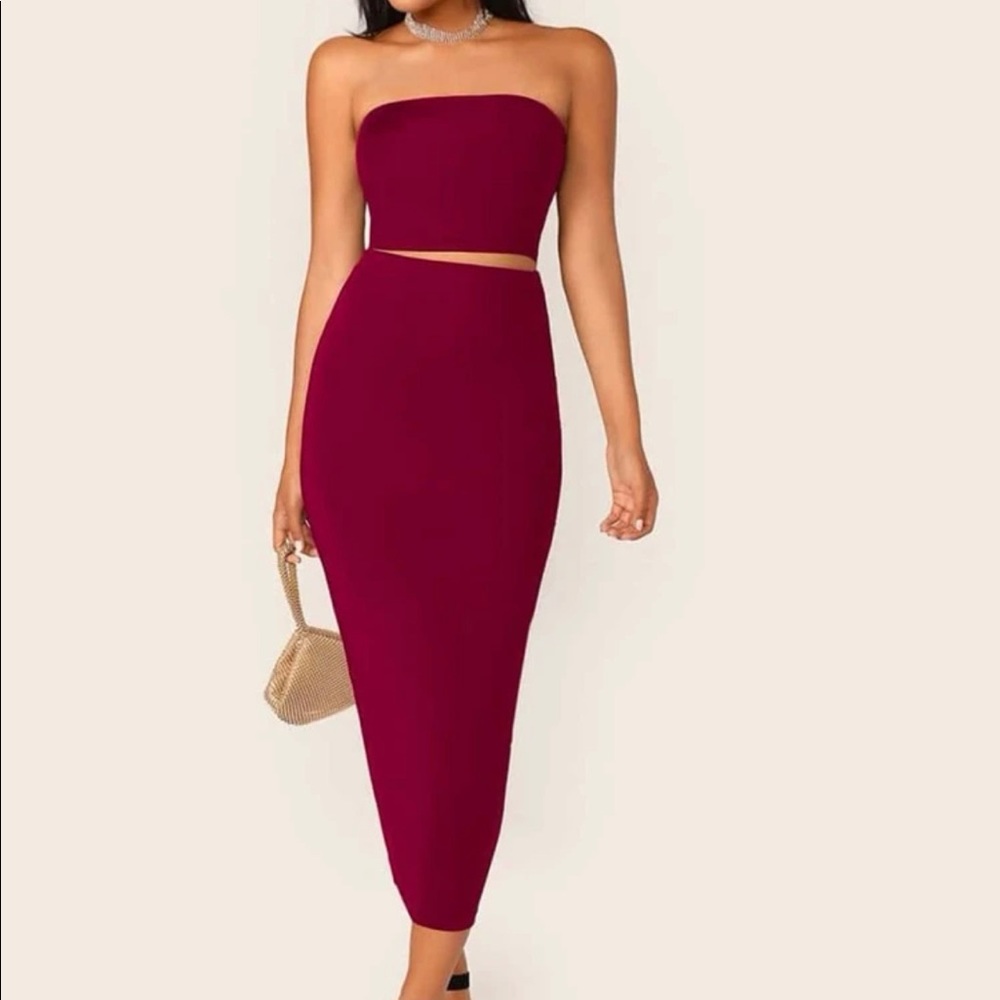 2 piece crop top set